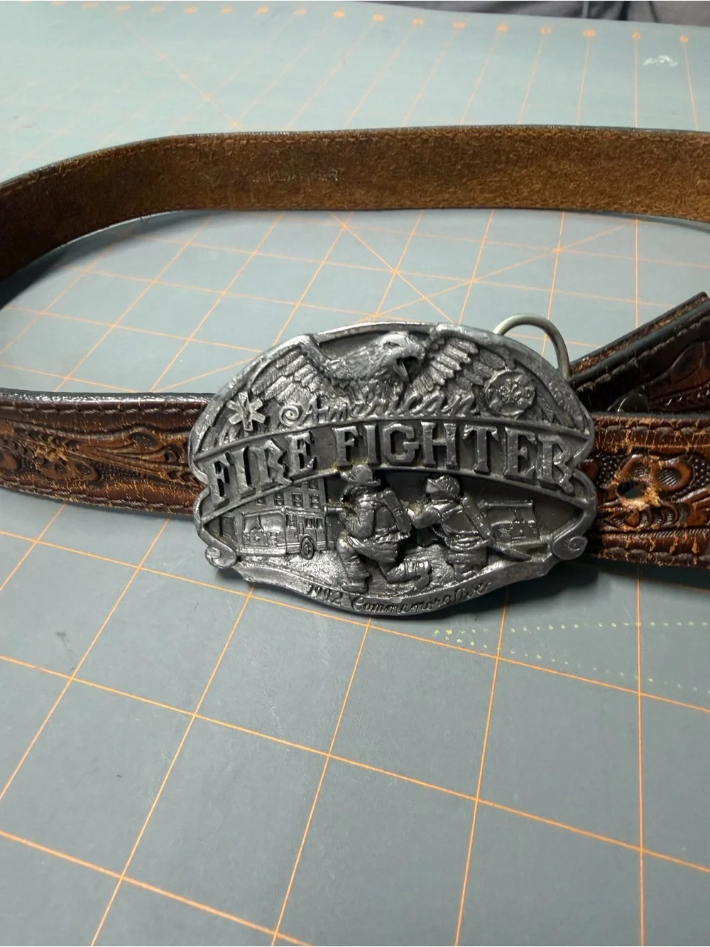 American Fire Fighter Buckle limited edition 1992 #758